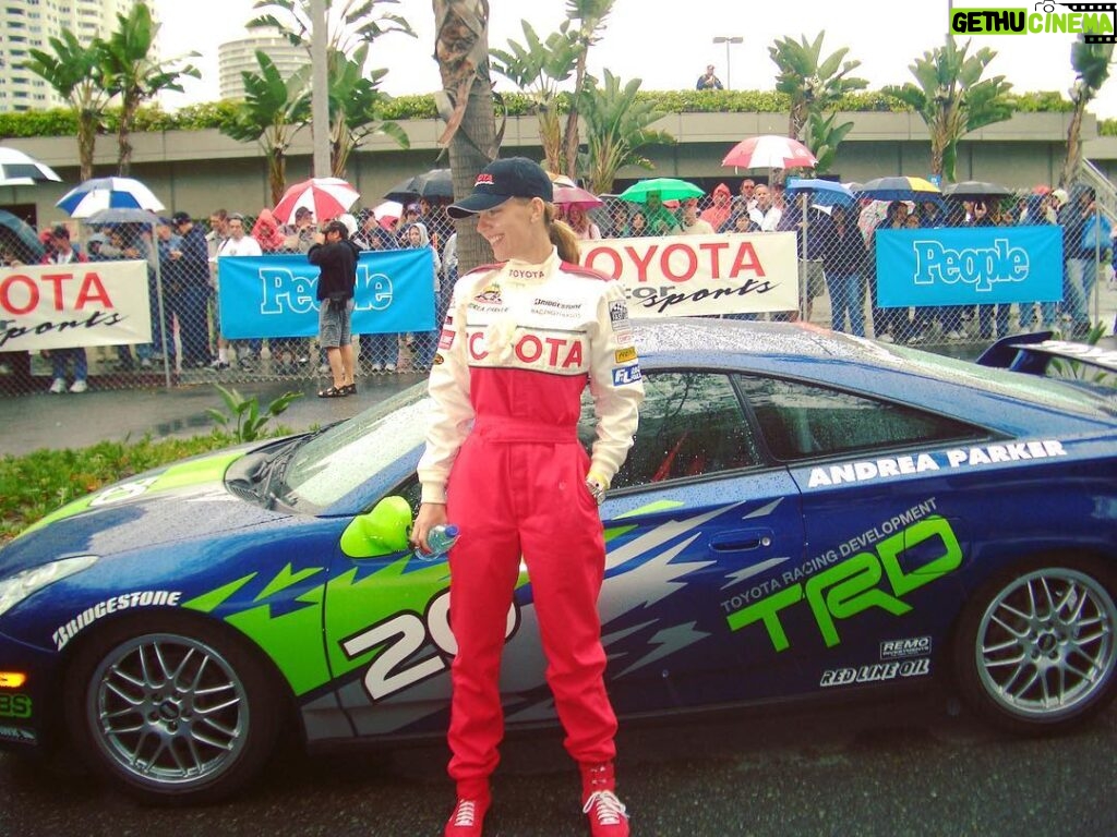 Andrea Parker Instagram - #TBT That time when I drove in the #toyotagrandprix celebrity race... #lovetodrivefast #sofuntohaveacarwithyournameonit