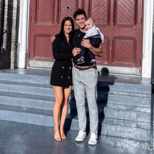 Andréanne Moran Instagram - ⛪️🤍 - Baptême de bébé d’amour