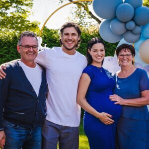 Andréanne Moran Instagram - Souvenirs du shower de bébé Tommy 💙 

🎈 - @fetepouremporter 
🎂 - @vero.gato 
📸 - @unikphotodesign