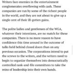 Andreja Pejić Instagram - Swipe left left for important words from Hong Jian of the @worldsocialistwebsite about the history of writer’s struggles and a union bureaucracy not on the side of it’s workforce, in this case the “Writer’s Guild Of America” (WGA) Why are we not taught this history in schools?