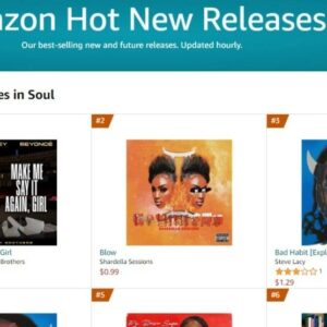 Angel Sessions Instagram - Congrats to @itsjustdella Shardella single Blow at #2 on the charts now Best New Releases from her Ep Gemini SZN! Thanks also to @archodiaplay for their support! #music #hitmusic #Shardella
