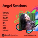 Angel Sessions Instagram – Thank you, @spotifyforartists and to all of my wonderful fans and supporters for listening to my music 🎶 🎵 ❤️ You are appreciated! Thank you @spotify #spotify #artistsoninstagram #musicartist 🩵🩵