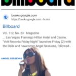 Angel Sessions Instagram – It’s good to see the history of my music career STILL online! #Billboard #TheDells #angelsessions #flamingo #Hilton