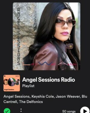 Angel Sessions Instagram - Shout out to @spotify 🩵🩵🩵 Listen to my music Angel Sessions, on #Spotify the amazing Spotify to stream music hearing your favorite artists!🩵💙