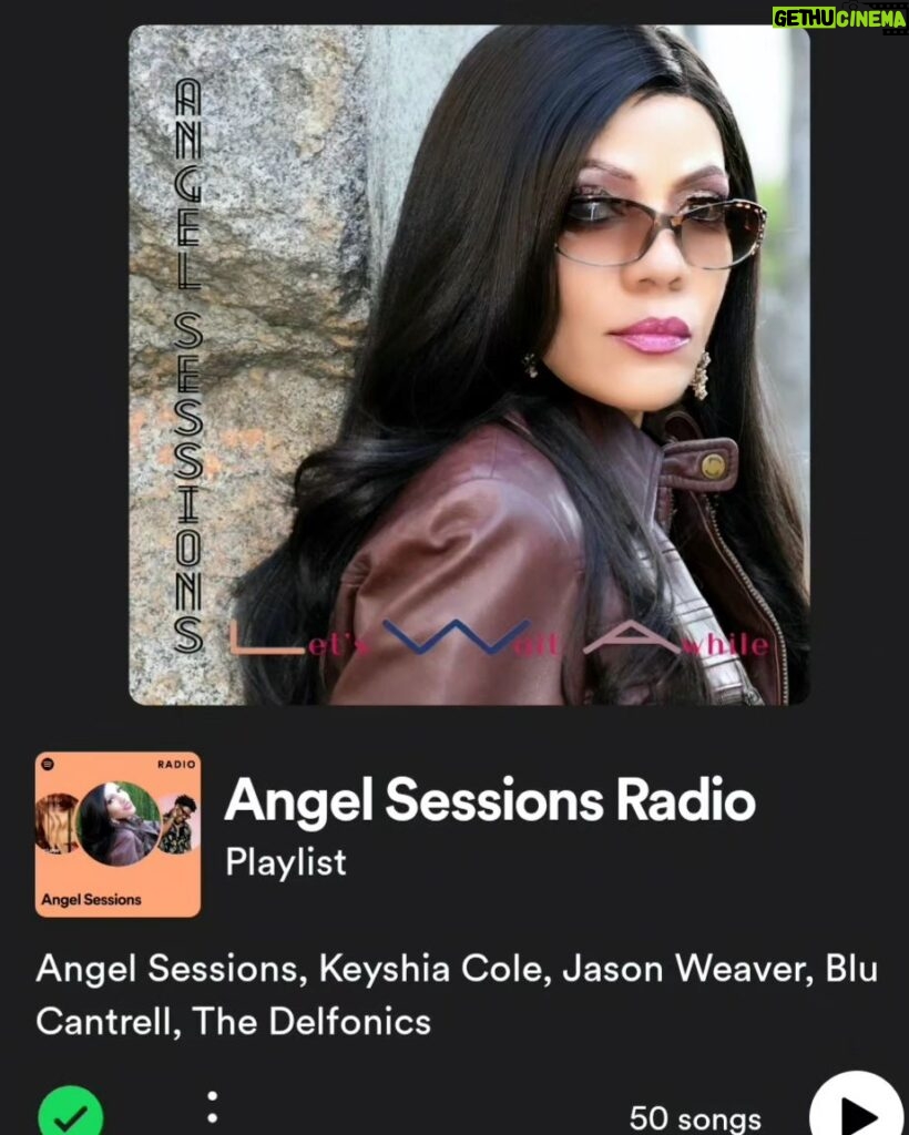 Angel Sessions Instagram - Shout out to @spotify 🩵🩵🩵 Listen to my music Angel Sessions, on #Spotify the amazing Spotify to stream music hearing your favorite artists!🩵💙