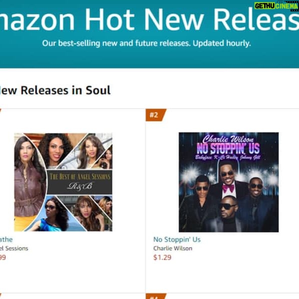 Angel Sessions Instagram - Hey everyone! This is so amazing! My new album that will be releasing on March 25th, now song Breathe for the second week on the charts is #1 Best New Releases in Soul, and #3 in R&B Best New Releases in Amazon! Thanks to my fans and to God be all the glory!
