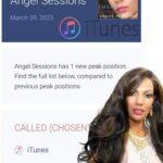 Angel Sessions Instagram – I’m so honored and grateful to my Father God for His blessings! Thank you to my UK Fans, and all of my friends fans worldwide 🌐 💜 for your support 💜 Called (Chosen) is now moved up, was #8 today, currently #17 now 🇬🇧 ITunes! EP drops midnight! @rnbsouleffect_tv @itsjustdella @rodatlas69 @clubmtvfanpage @wileyshow @tedstrumentals @harveymasonjr @stormmonroetv @recordingacademy @uk_soul_chart #music I love you all🩵🩵🩵 @hollywoodunlocked @rnbsouleffect_tv @hmmawards