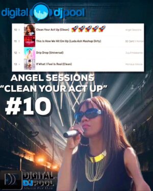 Angel Sessions Instagram - After the success of The Best of Angel Sessions R&B which 18 songs on it went to #1 Best seller and Best New Releases on Amazon... my song Clean Your Act Up Now is #10 on the DjPool digital Charts! #Charts #algorithms #ai #music