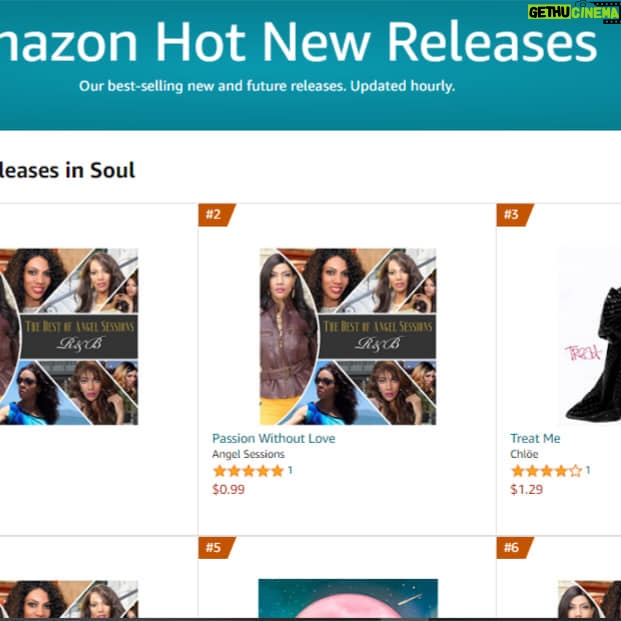 Angel Sessions Instagram - Hey everyone! I'm super excited!y single On My Mind from the album The Best of Angel Sessions R&B is #1 in four places! 1 in Best New Releasesin Soul and R&B and 1 in Best sellers in Soul and R&B on Amazon! I'm super happy about this album! Again much love and thanks to my team, and all of my supporters. 🧡💛💚