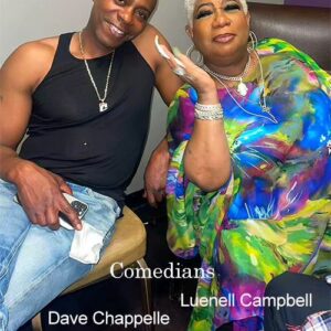 Angel Sessions Instagram - Shout out to the beautiful and lovely @luenell 🩵 look out for her new Comedy Special produce by @davechappelle coming to Netflix! In 120 Countries and in 20 Languages! I'm excited to see this and I know you all will be  too! Luenell is amazing!🩵🩵 #movies #nexflix #films #Luenell #davechappelle