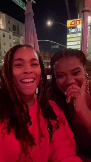 Angela Lewis Instagram - I had to get out of the house and boost the homie up! Congrats to @acmoore9! She just graduated from her comedy class and I don’t know why she needed it because she is already HILARIOUS. She has a tip here for anyone who is exploring stand up as a career I felt the community needed right now! 🤎✨🤌🏾