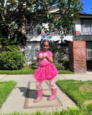 Angela Lewis Instagram - Jupe’s first Easter!!!🐣 
#happyeaster #happyresurrection