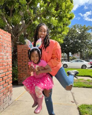 Angela Lewis Instagram - Jupe’s first Easter!!!🐣 
#happyeaster #happyresurrection