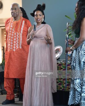 Angela Lewis Instagram - Just sharing lewks from my @paffnow honor. An amazing day! It takes a village 🙌🏾✨🥰

DRESS|  ANGELIKA JOSEFCZYK @angelikajosefczyk
EARRINGS/ CLUTCH | KAMAL BEVERLY HILLS @kamalbeverlyhills
HAND CHAIN | MANSHAA THE 
DESIGNER STUDIO @manshaaobsession 
NECKLACE | ANNA ZUCKERMAN @annazuckerman
HEELS| JIMMY CHOO @jimmychoo

STYLIST | AMBIKA SANJANA @styledbyambika
TAILOR| DARIA @mrsjun.linen
STYLIST ASSISTANT|
MYKE LUND @mykelund
DYLAN PEFFER @dylanpeff23

HAIR| @itsraela
MAKEUP| @shannonpezzetta