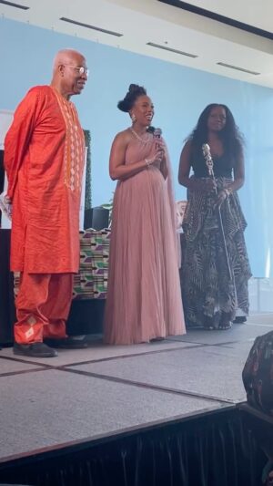 Angela Lewis Instagram - Honored to receive the Beah Richards Rising Star Award from the @paffnow. It is not lost on me it’s importance and the tremendous talent, work and sacrifice of those who were honored before me and for Beah who’s rich legacy has inspired all of us. Thank you to everyone sharing in this beautiful moment. Support Black art and Black artists. 🙌🏾
