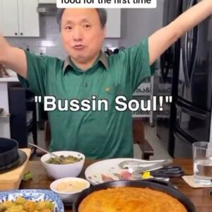 Angela Lewis Instagram - I love this. Look at how just a little bit of openness from her parents allowed them to experience Black culture in a whole new way. The Dad was so into it! (Black people are not so different from him. That’s how we act when the food is good too!). Her Mom was more analytical about it, finding similarities and nuances. 

“Like this Korean dish but with different spices”. I thought this was beautiful. Such a wonderful way to explore and relate to a new culture (that maybe they weren’t so open to before). Warmed my heart. Made me rejoice in my spirit.