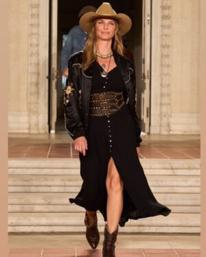 Angela Lindvall Instagram - What a pleasure to be part of the first west coast @ralphlauren show! Ralph Lauren is a legend! So fun to see all my old comrades! @doublerl @poloralphlauren