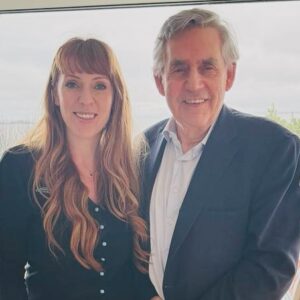 Angela Rayner Instagram - Lovely to pop in for a cuppa with a great friend.🌹