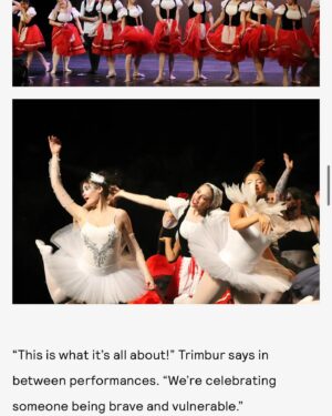 Angela Trimbur Instagram - @nylonmag Balletcore Recital write up🌹🥀
Next Balletcore class is this Sunday at Martha Graham sign up now on my dance website as we work toward the next one! @angelatrimburdance 

Written by and photos by: @itslikegeorgebutwithanie