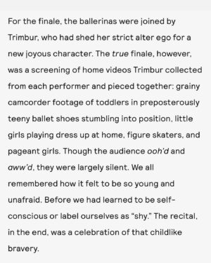 Angela Trimbur Instagram - @nylonmag Balletcore Recital write up🌹🥀
Next Balletcore class is this Sunday at Martha Graham sign up now on my dance website as we work toward the next one! @angelatrimburdance 

Written by and photos by: @itslikegeorgebutwithanie
