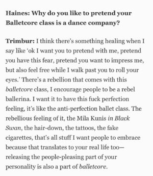 Angela Trimbur Instagram - @forbes magazine write up wow I’m a business woman it seems need an 80s briefcase now for my ballet slippers 💼 interview/written by business woman @annarosalie