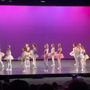 Angela Trimbur Instagram - The @angelatrimburdance Balletcore Recital was one of the best nights of our lives and was everything I dreamt it could be and more. I wanted it to feel like we’re in the classic ballet movies we all love.  Everyone showed up and played their parts: the dancers being prima ballerinas (in our playful anti perfection don’t take yourself too seriously kind of way )…Miss Angela and her flawless French accent jk…and the wildly supportive fans. The families and chosen families (some flew in for it and surprised them!) and even people you may not have even guessed would show up for you but did…were all encouraged to celebrate their bold ballerina loudly, scream their names at any point and throw roses and give bouquets after each routine.  Everyone there that night came CORRECT. It felt like a sports game truly. But extra sentimental. 

All the dancers were people who had a complicated relationship with dance like felt they couldnt anymore or haven’t since they were 6 or felt they shouldn’t ever and they all worked their asses off and bonded deep. We went from people who knew maybe one other person kinda- to each others new RideOrDies tbh it’s true it seems. 

80 dancers. 730 friends n family attendees. 2946627838474 feelings 1 night wow I wish at least 2 ugh. Next time.