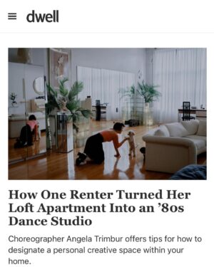 Angela Trimbur Instagram - Moved to NY with 3k in the bank and a determined plan to create a whole new life and home and become a dance teacher and get this sexy 80s dream loft i envisioned and then it was featured in @dwellmagazine so now it’s imortalized and now I can move jk but not really bc I do think I wanna be closer to nature now

written by: @jinniesunlee 
photography by: @sashafoto 
For @dwellmagazine