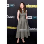 Angela Kang Instagram - I’m still not ready to write my goodbye to TWD post. So THANK YOU for the prettification @jenichua (hair & makeup artist), @chaseylin (cut), @amypanero (color), @michellepersonalshop (found me something to wear during my lunch break 2 days before the event because I was in denial & procrastinated a LOT). Dress & shoes are @dior & necklaces are @ippolita for those that are curious. Thankful for the pockets because I never know what to do with my hands #thewalkingdead #twdfinale
