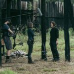 Angela Kang Instagram - There are only 11 days to go until #TheWalkingDead’s final episodes begin 🥹 I’m feeling nostalgic so let’s do a countdown of our 11 seasons. To start, here are some BTS shots from Season 11 🧟‍♀️🖤 #TWD