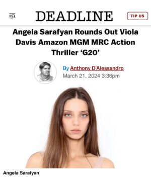 Angela Sarafyan Instagram - Grateful to be a part of this project! 🤍