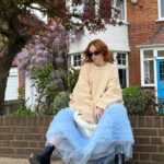 Angela Scanlon Instagram - My dad asked if my 2 year old dressed me in borrowed clothes. Rude, but also I think this means I nailed the look 😂 is this a HIT (also hot but mostly because it’s a jumper) OR MISS?!