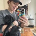Angela Scanlon Instagram - 1. A lift selfie coz 2013 2. My weekend radio view @virginradiouk 3. Sharing THE BEST news 4. A puppy @drkarendoherty 🖤 5. Girls in garden hanging upside down 6. A big mug & 5 mins peace 7. Cover shoot tears 8. @joleneredchurch pastries & coffee deliver for @publicfarmhouse 9. Her reading to me nightly 🙏🏻 @lauraleedockrill new book & @wearetbco stripes 10. Walnut oil & tulips May?!