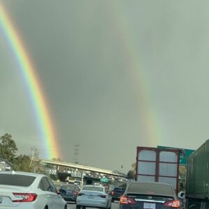 Angelee Vera Instagram - Double rainbow! 😮🌈🌈