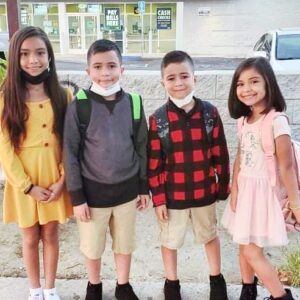 Angelee Vera Instagram - First day of school. Super excited to be back. #sisters #cousins #school #1stdayofschool #firstgrade #secondgrade #thirdgrade #actress #model #childofgod #blessed #childrenofgod #angeleemerikvera #angeleevera