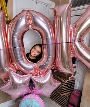 Angelee Vera Instagram - I am super excited 😄 to announce one of my milestones. 10k followers! This wouldn't be possible without all your love and support! 
.
.
Please stay tuned, I will be having a giveaway to continue celebrating my milestone..
.
#milestone #actress #10kfollowers #instakids #instagood #dharmannactors #blessed #youngactress #film #theater #commercial #voiceover #childofgod #angeleemerikvera #AMV