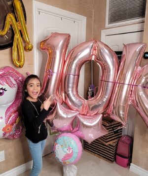 Angelee Vera Instagram - I am super excited 😄 to announce one of my milestones. 10k followers! This wouldn't be possible without all your love and support! 
.
.
Please stay tuned, I will be having a giveaway to continue celebrating my milestone..
.
#milestone #actress #10kfollowers #instakids #instagood #dharmannactors #blessed #youngactress #film #theater #commercial #voiceover #childofgod #angeleemerikvera #AMV
