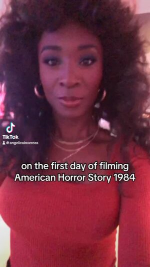 Angelica Ross Instagram - On the first day of filming American Horror Story 1984, I realized my stand in was WAY to light skinned and I asked for a dark skin stand in to ensure the setup time was used efficiently by getting the lighting right the first time.  That’s when I met @_janessamorgan the consummate professional.  She didn’t just stand in, she took notes and brought them back to me helping me walk into my scenes even more prepared.  The strike, a pandemic, and so many factors have many things difficult for a lot of us.  If you are able to support Janessa please do.  A donation, a share a like, a follow, anything helps 🙏🏾❤️ #ahs1984 #AmericanHorrorStory
