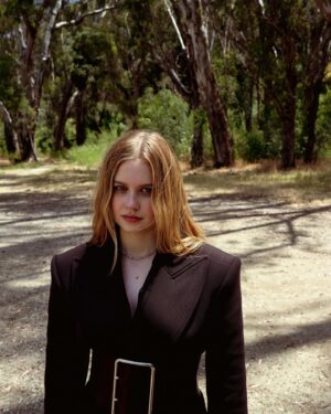 Angourie Rice Instagram - thank you @flauntmagazine! 
photographed by @brcarr 
written by @eloisadefarias 
styled by @wanna__b 
hair @rena.calhoun 
makeup @katrinakleinmakeup 
flaunt film by Isaac Dektor
styling assistants @clairecasto and Brittany Williams