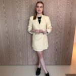 Angourie Rice Instagram - last night at the @televisionacad! thank you to the fabulous team: hair: @rena.calhoun makeup: @katrinakleinmakeup styling: @msjordanjohnson suit: @aninebingofficial shoes: @stuartweitzman jewellery: @margosiegelpr