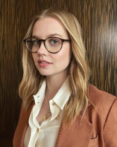 Angourie Rice Instagram - more press for #TheLastThingHeToldMe ahead of episode 4! styling: @msjordanjohnson makeup: @amandathesenbeauty hair: @danawillcutyou suit: @veronicabeard shirt: @moniquelhuillier shoes: @stuartweitzman glasses: @ bad vision