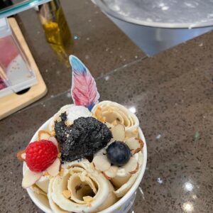 Aniela Gumbs Instagram - At it again @iroll_ice_cream  ice cream rolls are so yummy  #summer #fun #zola #greysanatomy  #anielagumbs @greysabc  #sweet #treat #fit #fun #food #northhollywood  #like #comment #follow