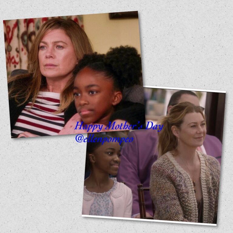 Aniela Gumbs Instagram - Happy Mother’s Day @ellenpompeo and to all the Mothers 😍@greysabc #greysanatomy #zola #anielagumbs #mothersday #family #like #comment #follow #love
