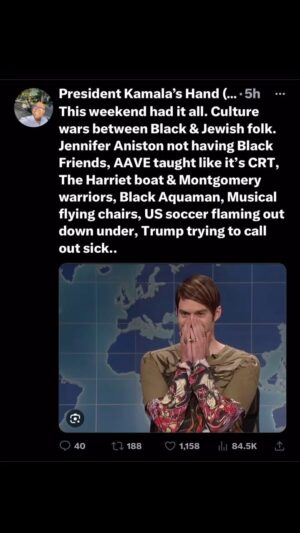 Anika C. McFall Instagram - “What in the wide, wide world of sports is going on here?” So Here’s the week in #Sports… 
✨The way I keep watching those Montgomery videos is UNHEALTHY 😩😩
✨If you’re not from “The Midwest Region” and don’t know what a #DRILL is.. watch the videos 💅🏼
✨Boat driver threw up the Hootie Whooo signal 🧢🤭
✨that super swimmer boy had haymakers in his back pocket 👊🏽
✨Black people do swim and they Fkd around & found out 💯
✨The Commentator was EVERYTHING I didn’t know I needed 😆😩😩 
✨ @iamjamiefoxx  said nothing wrong, no apologies necessary. If you read it with a racist eye, you have a racist heart 💡
@jenniferaniston now girl, you know you were wrong. Read for context. We learned that in jr high school 💅🏼 
✨Trump is happy folks were off his neck this weekend. We’re back Monday morning! 🌞

Y’all have a great week! May The Soul Sonic  Force Be With You… AlwayZ 🦾
#UnofficialCommentator #anikamcfall #Montgomery #ancestors #JamieFoxx #JenniferAniston #Trump #soccer