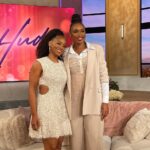 Anika Noni Rose Instagram - Finally downloaded both the pics and the moment. What a joy to sit and talk with my friend after so long. First the joy, then the settled pics. And NO, that’s not hair under my arm (but what if it was?!) just a shadow. What a gift to have this time with you, @iamjhud. A complete joy. Face @meccadickerson Hair @theglamdiaryy Dress: @_aje_ Earrings: @jenniferfisherjewelry Shoes: @femme_la Rings: @nadrijewelry Styled: @jasonrembert Asst @ww.ilt First and last are my faves. More pics to come. #jenniferhudsonshow #Dreamgirls #Effie #Lorrell #JenniferHudson #AnikaNoniRose This app will not let me be great! Cutting off heads and legs everywhere.😑