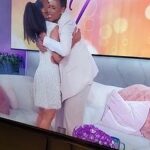 Anika Noni Rose Instagram - Finally downloaded both the pics and the moment. What a joy to sit and talk with my friend after so long. First the joy, then the settled pics. And NO, that’s not hair under my arm (but what if it was?!) just a shadow. What a gift to have this time with you, @iamjhud. A complete joy. Face @meccadickerson Hair @theglamdiaryy Dress: @_aje_ Earrings: @jenniferfisherjewelry Shoes: @femme_la Rings: @nadrijewelry Styled: @jasonrembert Asst @ww.ilt First and last are my faves. More pics to come. #jenniferhudsonshow #Dreamgirls #Effie #Lorrell #JenniferHudson #AnikaNoniRose This app will not let me be great! Cutting off heads and legs everywhere.😑