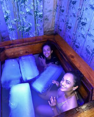 Anjali Sivaraman Instagram - So I went on a 3 day fitness and wellness retreat and I had the most incredible time! For me to wake up at 6 am everyday and work out practically twice a day is not an easy feat. That and eating healthy and clean all the time… is just very hard. But I was able to do it! I pushed myself beyond what I thought I was capable of achieving!! I did an ice plunge for gods sake! I usually tend to stay far FAR away from the cold so for me to do that, I felt so motivated and good about myself. Oh! I also learnt how to surf 😍So thank you @rishonthemove @onthemove.life for creating the space for so many different kinds of people, to come together and achieve what we managed to achieve. And @ruheedosani , I appreciate you so much for taking me along with you and getting me to take health and fitness more seriously ❤️❤️
And as always, Goa, you have my heart ♥️