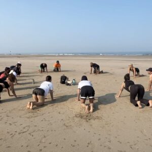 Anjali Sivaraman Instagram - So I went on a 3 day fitness and wellness retreat and I had the most incredible time! For me to wake up at 6 am everyday and work out practically twice a day is not an easy feat. That and eating healthy and clean all the time… is just very hard. But I was able to do it! I pushed myself beyond what I thought I was capable of achieving!! I did an ice plunge for gods sake! I usually tend to stay far FAR away from the cold so for me to do that, I felt so motivated and good about myself. Oh! I also learnt how to surf 😍So thank you @rishonthemove @onthemove.life for creating the space for so many different kinds of people, to come together and achieve what we managed to achieve. And @ruheedosani , I appreciate you so much for taking me along with you and getting me to take health and fitness more seriously ❤️❤️
And as always, Goa, you have my heart ♥️