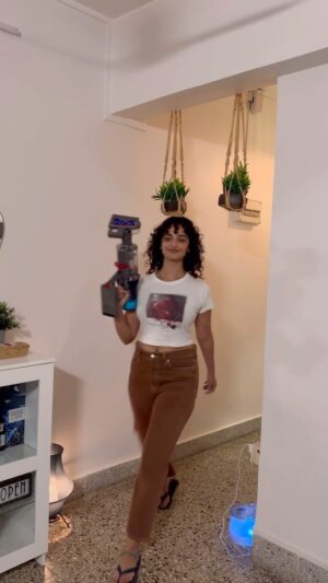 Anjali Sivaraman Instagram - Keep up with your furry friends’ messes effortlessly with Dyson V12 Extra. It tackles every surface with ease, leaving your home spotless. 

#DysonHome #DysonV12Extra #DysonIndia #Gifted
