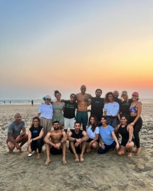 Anjali Sivaraman Instagram - So I went on a 3 day fitness and wellness retreat and I had the most incredible time! For me to wake up at 6 am everyday and work out practically twice a day is not an easy feat. That and eating healthy and clean all the time… is just very hard. But I was able to do it! I pushed myself beyond what I thought I was capable of achieving!! I did an ice plunge for gods sake! I usually tend to stay far FAR away from the cold so for me to do that, I felt so motivated and good about myself. Oh! I also learnt how to surf 😍So thank you @rishonthemove @onthemove.life for creating the space for so many different kinds of people, to come together and achieve what we managed to achieve. And @ruheedosani , I appreciate you so much for taking me along with you and getting me to take health and fitness more seriously ❤️❤️
And as always, Goa, you have my heart ♥️