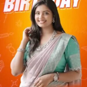 Anjana Srinivas Instagram - Thana andham tho natanatho 😍😍 andharini thana mayalo padesina Anjana ki puttina roju shubakankshalu 🎉🎉🎉 

#HBDAnjana #HappyBirthdayAnjana #SuperJodi  #ZeeTelugu

@im_anjanasrinivas